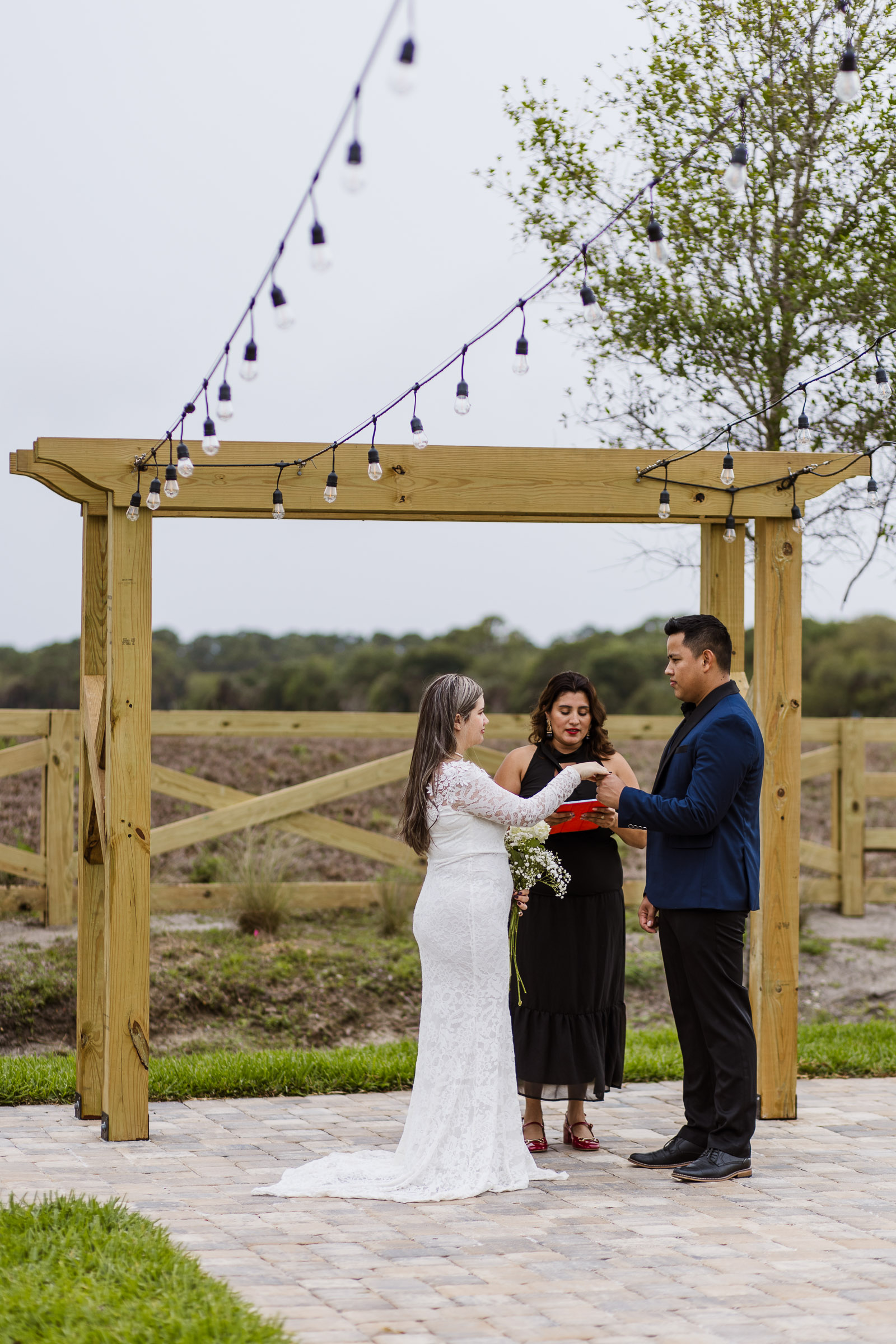Outdoor Ceremony at Hacienda Las Rosas